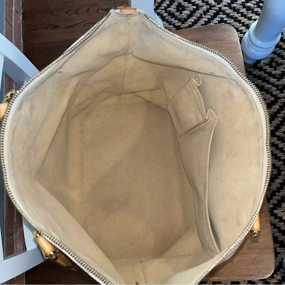 SOLD-Authentic Louis Vuitton Damier Azure Saleya MM - Picture 12 of 15